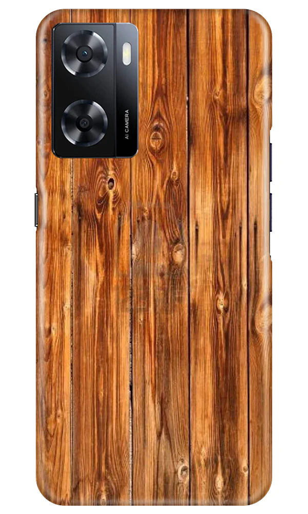 Wooden Texture Mobile Back Case for Oppo A57 2022 (Design - 335)