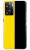 Black Yellow Pattern Mobile Back Case for Oppo A57 2022 (Design - 354)