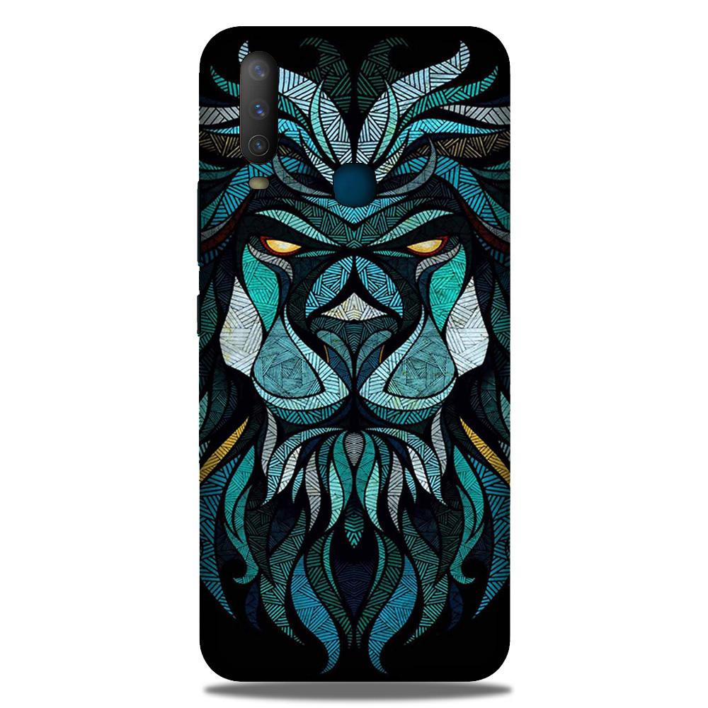 Lion Mobile Back Case for Samsung Galaxy A60  (Design - 314)