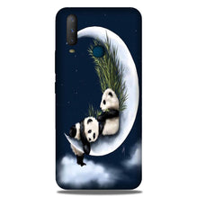 Panda Moon Mobile Back Case for Samsung Galaxy A60  (Design - 318)
