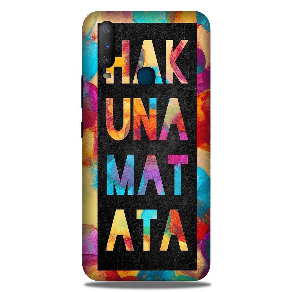 Hakuna Matata Mobile Back Case for Samsung Galaxy A20s (Design - 323)