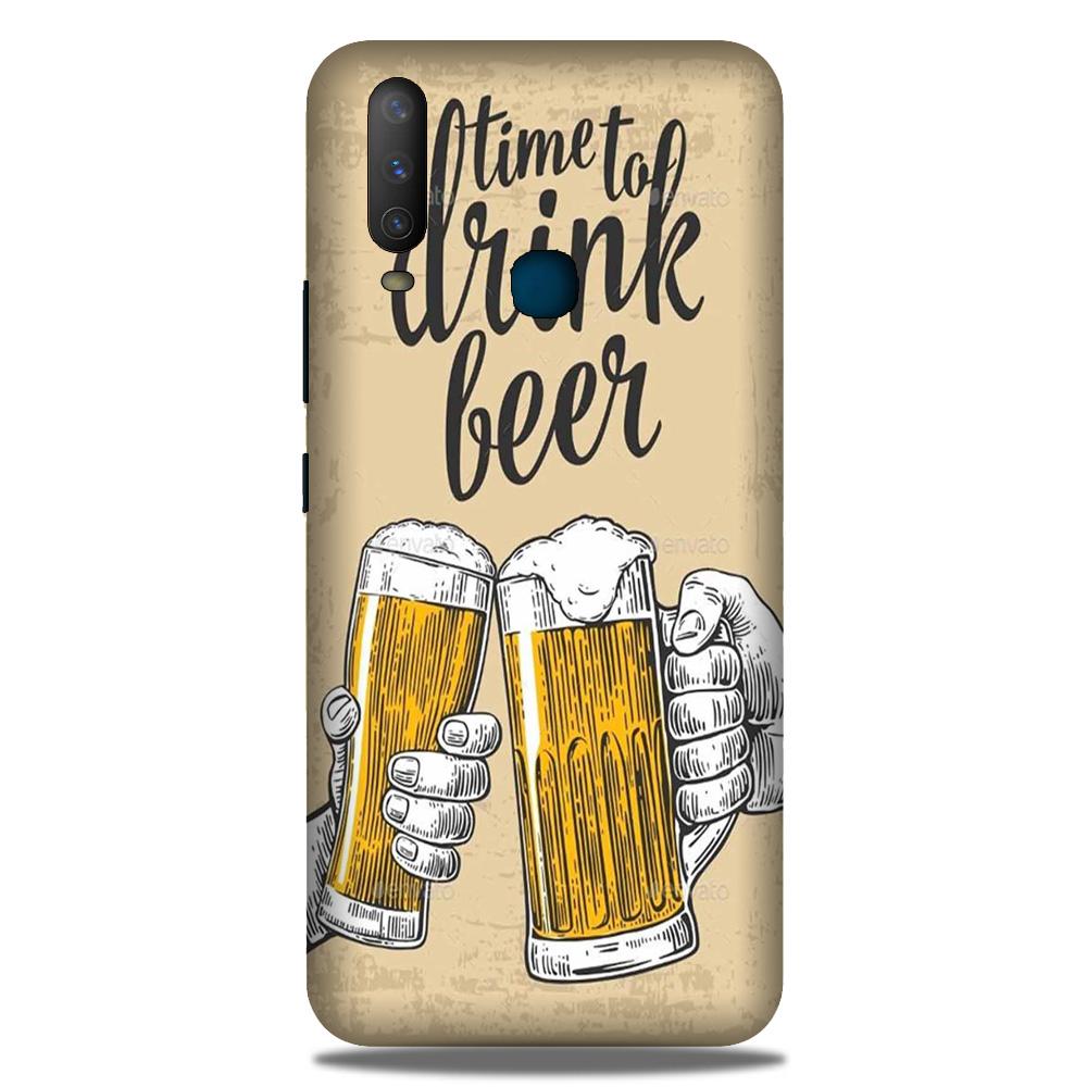 Drink Beer Mobile Back Case for Samsung Galaxy A20s (Design - 328)
