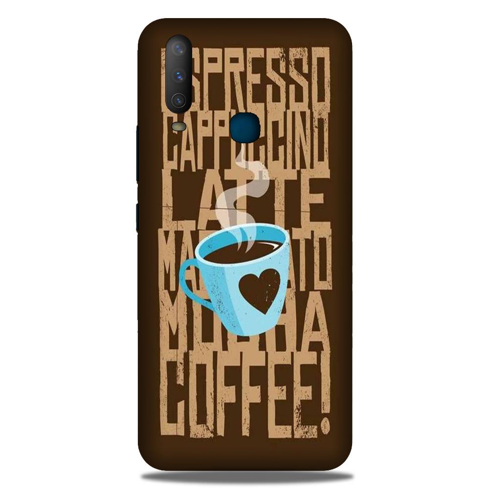 Love Coffee Mobile Back Case for Samsung Galaxy A60  (Design - 351)