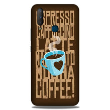 Love Coffee Mobile Back Case for Samsung Galaxy A20s (Design - 351)