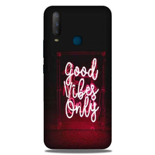 Good Vibes Only Mobile Back Case for Samsung Galaxy A60  (Design - 354)
