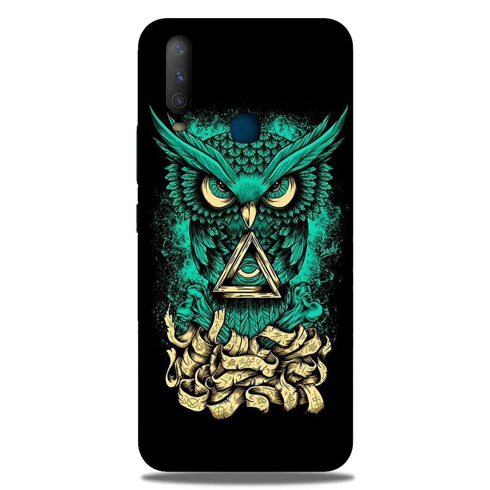 Owl Mobile Back Case for Samsung Galaxy A20s (Design - 358)