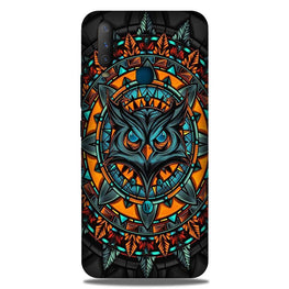 Owl Mobile Back Case for Samsung Galaxy A20s (Design - 360)