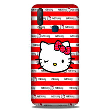 Hello Kitty Mobile Back Case for Samsung Galaxy A60  (Design - 364)