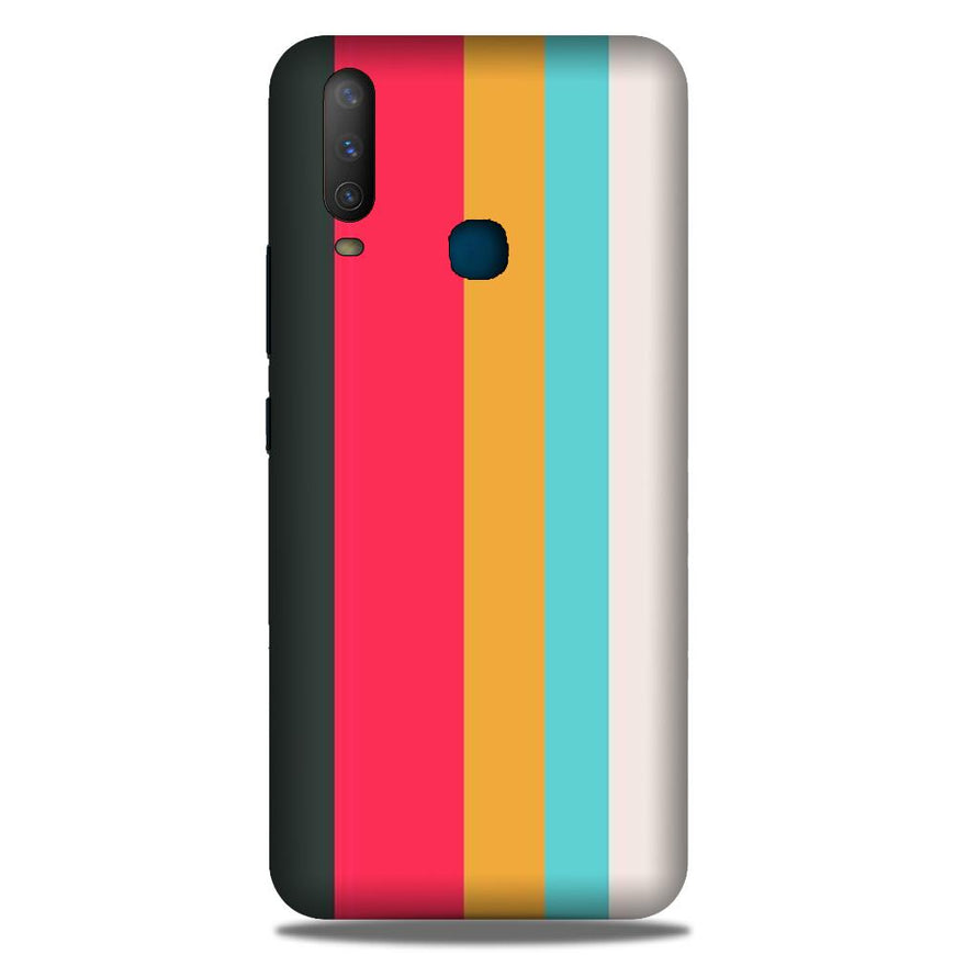 Color Pattern Mobile Back Case for Samsung Galaxy M30 (Design - 369)