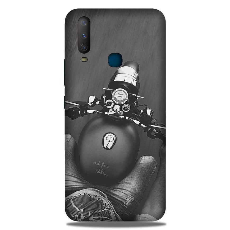 Royal Enfield Mobile Back Case for Samsung Galaxy A60  (Design - 382)