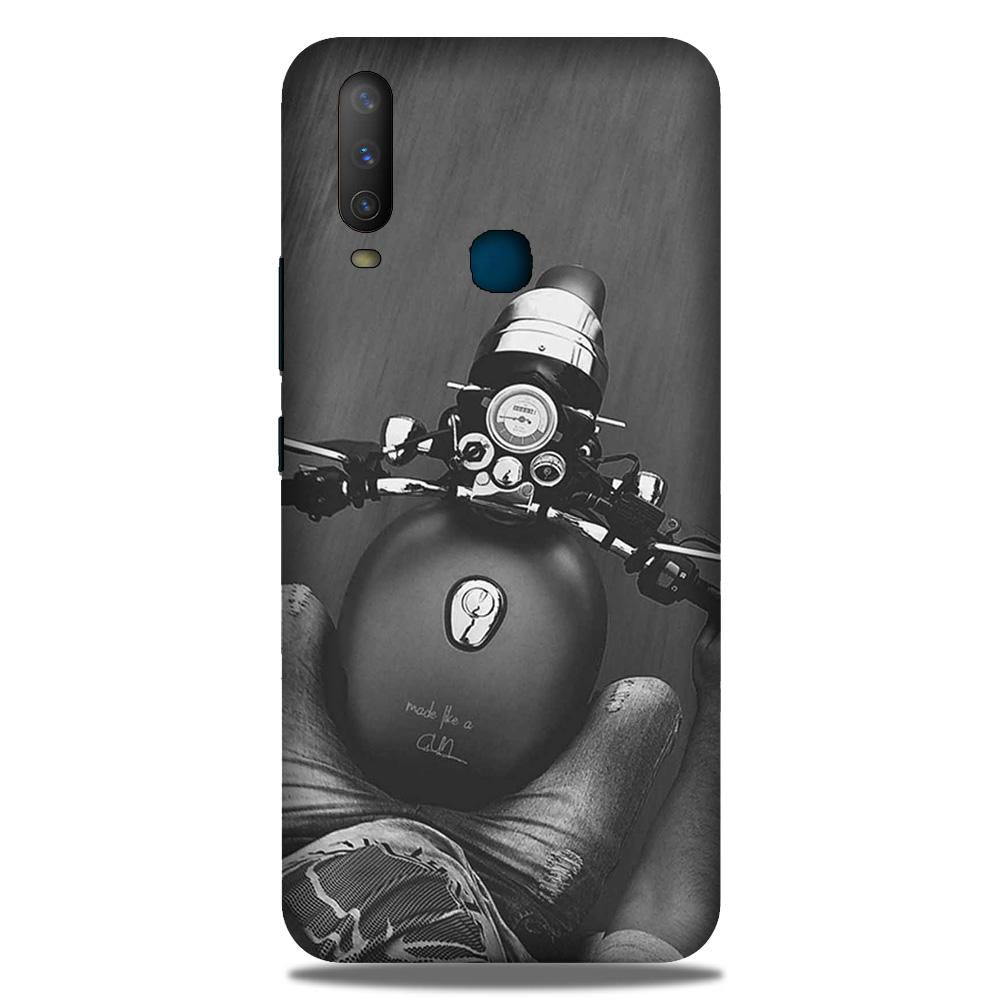 Royal Enfield Mobile Back Case for Samsung Galaxy M30 (Design - 382)