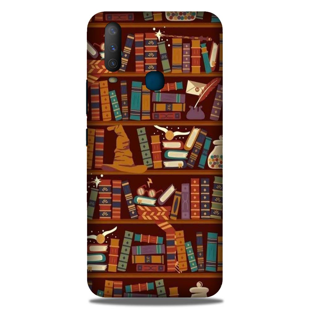 Book Shelf Mobile Back Case for Samsung Galaxy M30 (Design - 390)