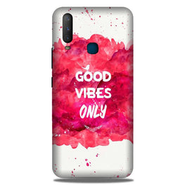 Good Vibes Only Mobile Back Case for Samsung Galaxy A60  (Design - 393)
