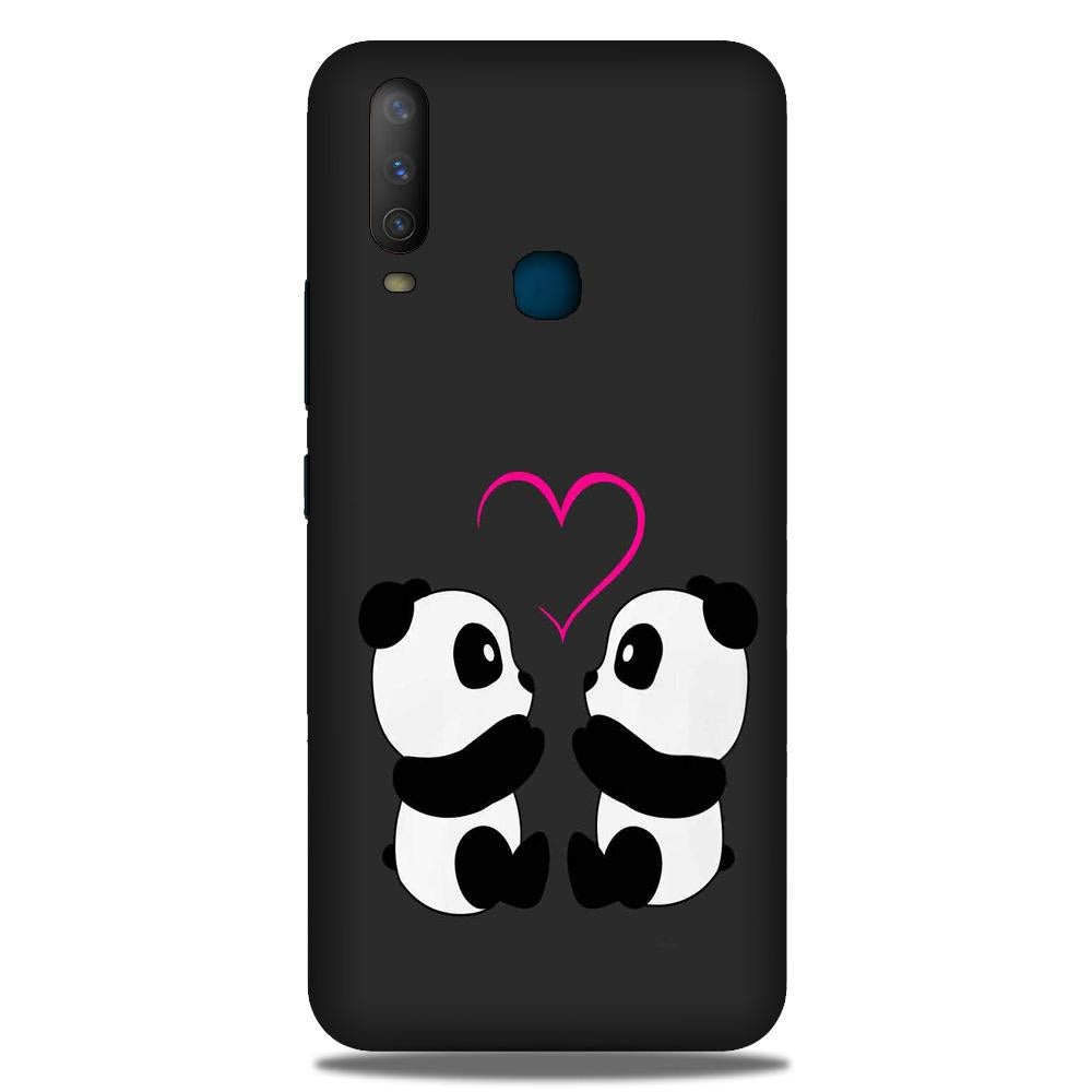 Panda Love Mobile Back Case for Samsung Galaxy M30 (Design - 398)