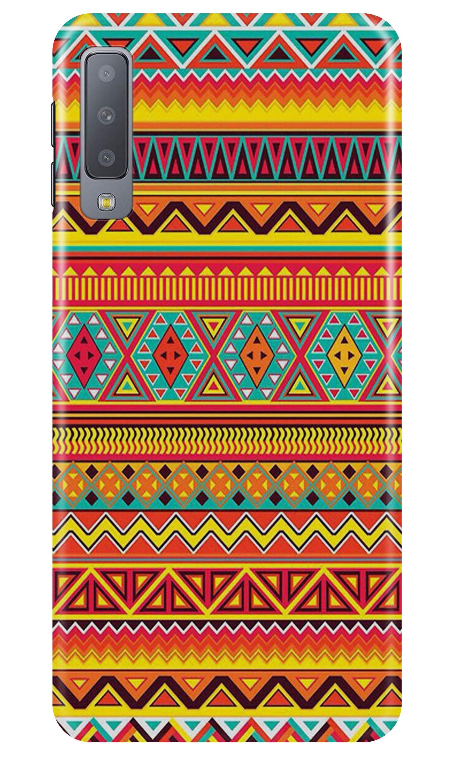 Zigzag line pattern Case for Galaxy A7 (2018)