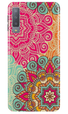 Rangoli art Mobile Back Case for Samung Galaxy A70s (Design - 6)