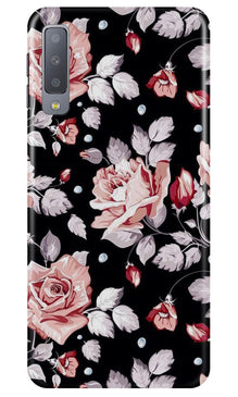 Pink rose Mobile Back Case for Samung Galaxy A70s (Design - 12)