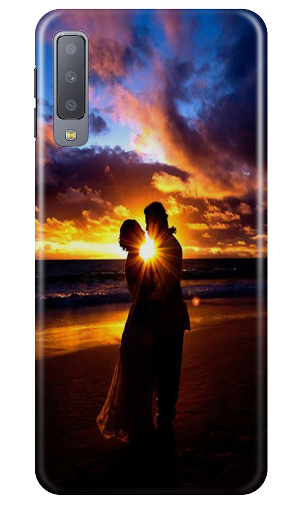 Couple Sea shore Case for Galaxy A7 (2018)