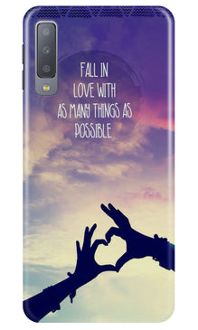 Fall in love Case for Galaxy A7 (2018)