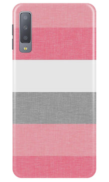 Pink white pattern Case for Galaxy A7 (2018)