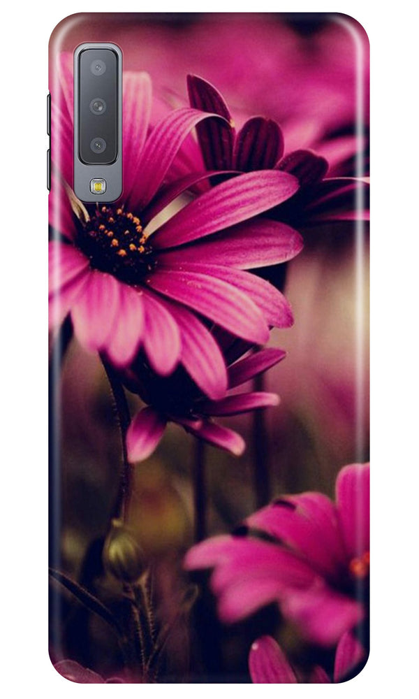 Purple Daisy Case for Galaxy A7 (2018)