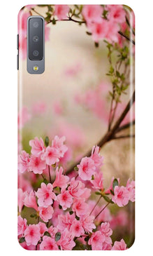 Pink flowers Case for Galaxy A7 (2018)