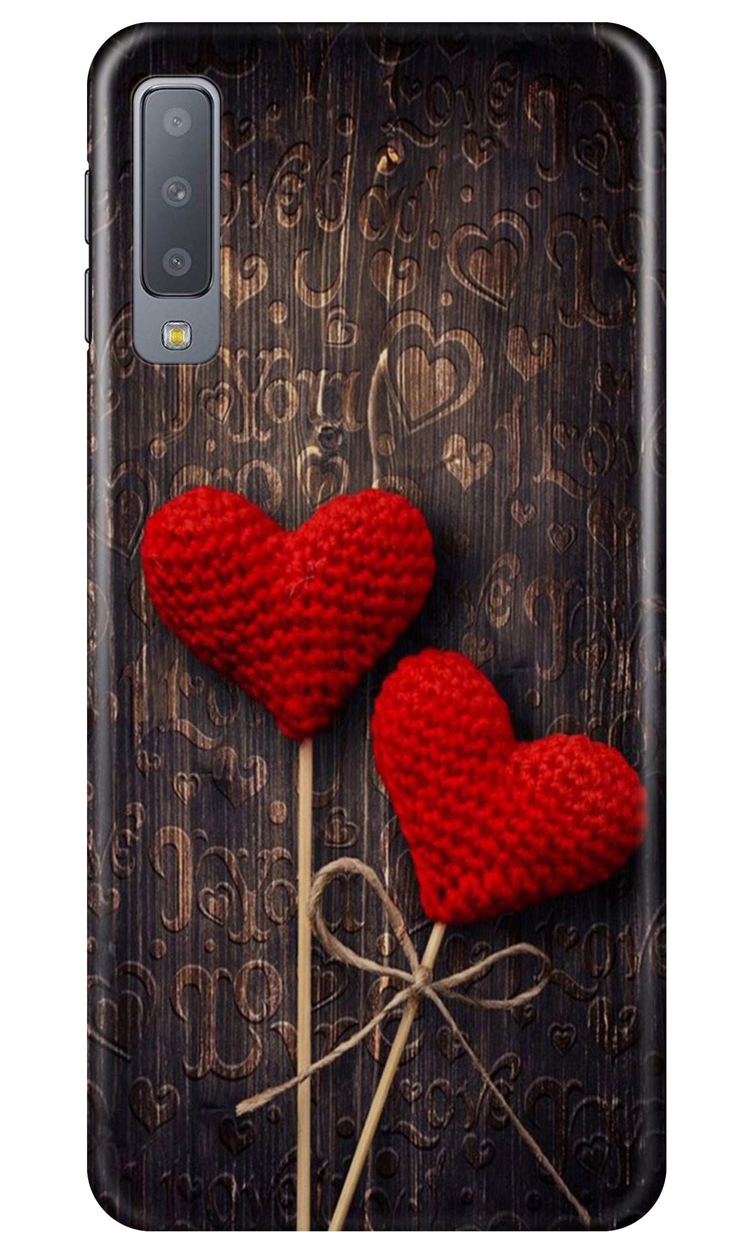 Red Hearts Case for Galaxy A7 (2018)