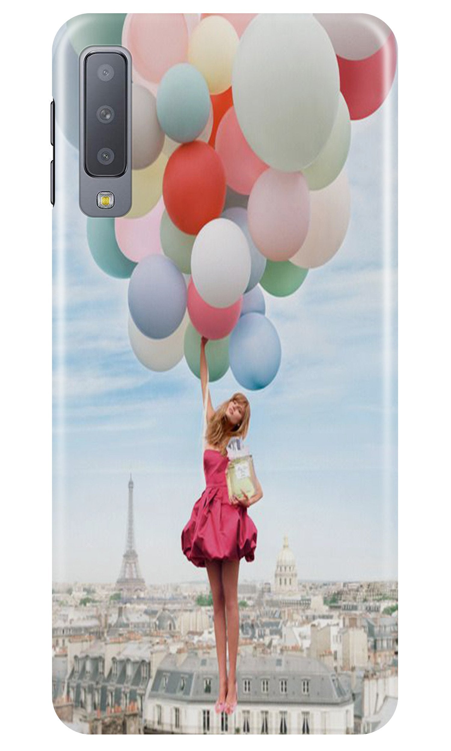 Girl with Baloon Case for Galaxy A7 (2018)