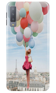 Girl with Baloon Mobile Back Case for Samung Galaxy A70s (Design - 84)