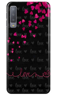 Love in Air Mobile Back Case for Samung Galaxy A70s (Design - 89)