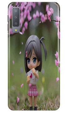 Cute Girl Mobile Back Case for Samung Galaxy A70s (Design - 92)