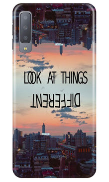 Look at things different Mobile Back Case for Samung Galaxy A70s (Design - 99)