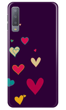 Purple Background Mobile Back Case for Samung Galaxy A70s  (Design - 107)