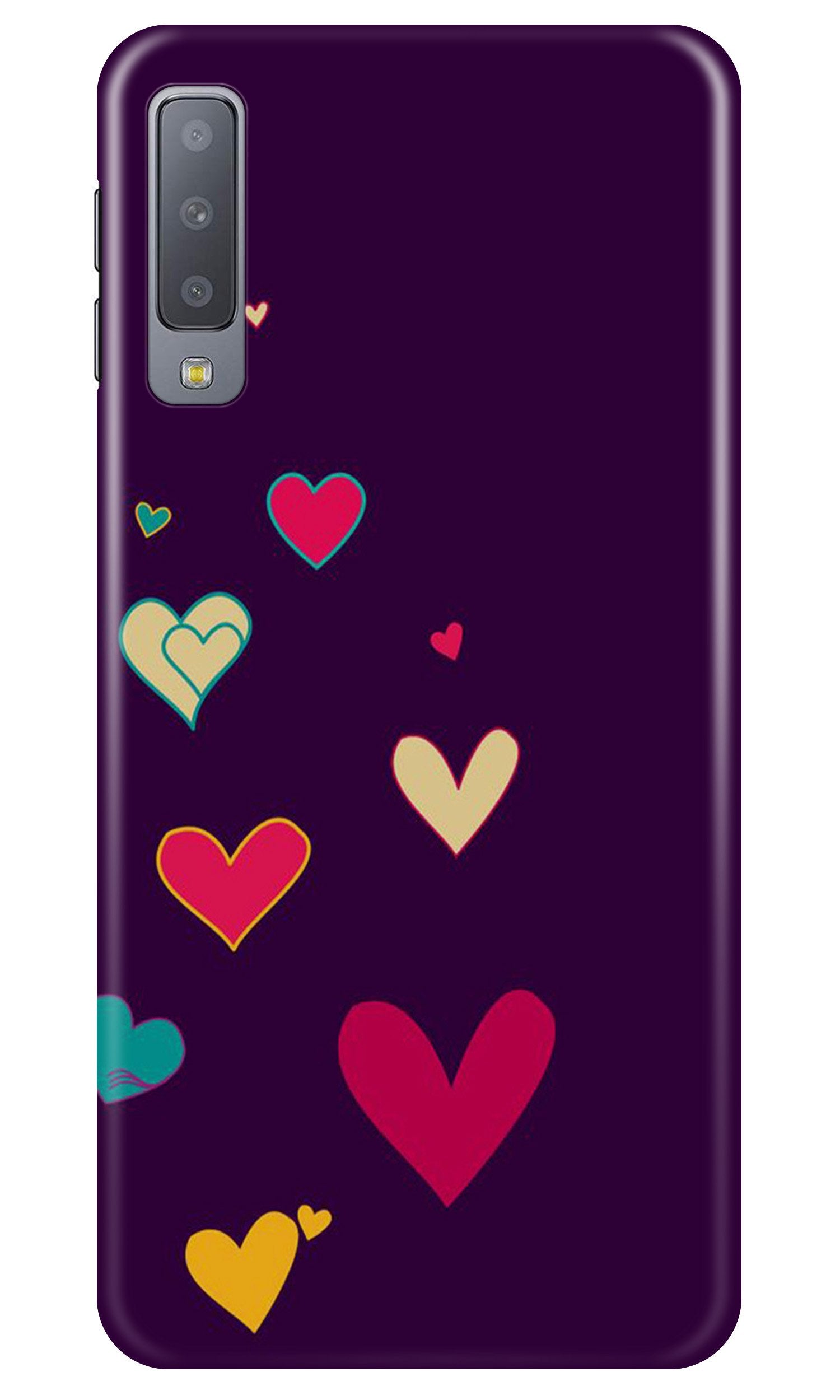 Purple Background Case for Samsung Galaxy A50s(Design - 107)