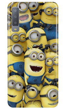 Minions Mobile Back Case for Samung Galaxy A70s  (Design - 127)