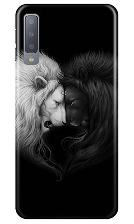 Dark White Lion Case for Samung Galaxy A70s  (Design - 140)