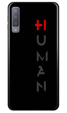 Human Mobile Back Case for Samung Galaxy A70s  (Design - 141)