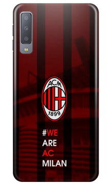 AC Milan Mobile Back Case for Samung Galaxy A70s  (Design - 155)