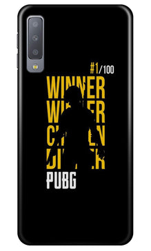 Pubg Winner Winner Mobile Back Case for Samung Galaxy A70s  (Design - 177)