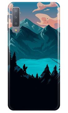 Mountains Mobile Back Case for Samung Galaxy A70s (Design - 186)