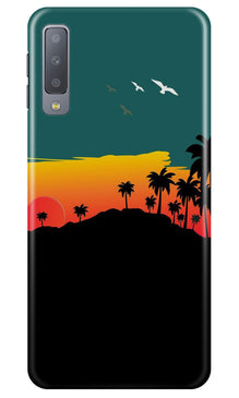 Sky Trees Mobile Back Case for Samung Galaxy A70s (Design - 191)