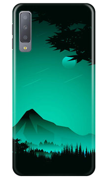 Moon Mountain Mobile Back Case for Samung Galaxy A70s (Design - 204)
