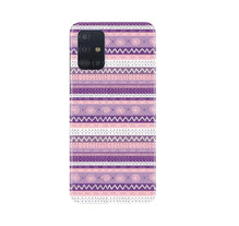 Zigzag line pattern3 Mobile Back Case for Samsung Galaxy A71 (Design - 11)