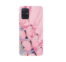 Butterflies Mobile Back Case for Samsung Galaxy A71 (Design - 26)