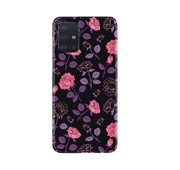 Rose Black Background Case for Samsung Galaxy A71