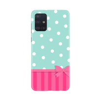 Gift Wrap Mobile Back Case for Samsung Galaxy A71 (Design - 30)