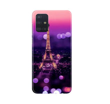 Eiffel Tower Mobile Back Case for Samsung Galaxy A71 (Design - 86)