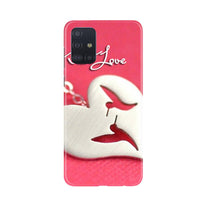 Just love Mobile Back Case for Samsung Galaxy A71 (Design - 88)