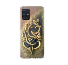 Lord Ganesha Mobile Back Case for Samsung Galaxy A71 (Design - 100)