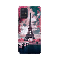 Eiffel Tower Mobile Back Case for Samsung Galaxy A71  (Design - 101)